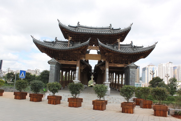    安寧市永安橋橋廊與搖岑樓恢復(fù)重建工程