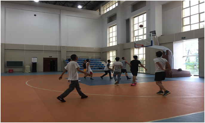 320國道提升工程項目部工會組織籃球聯(lián)誼賽