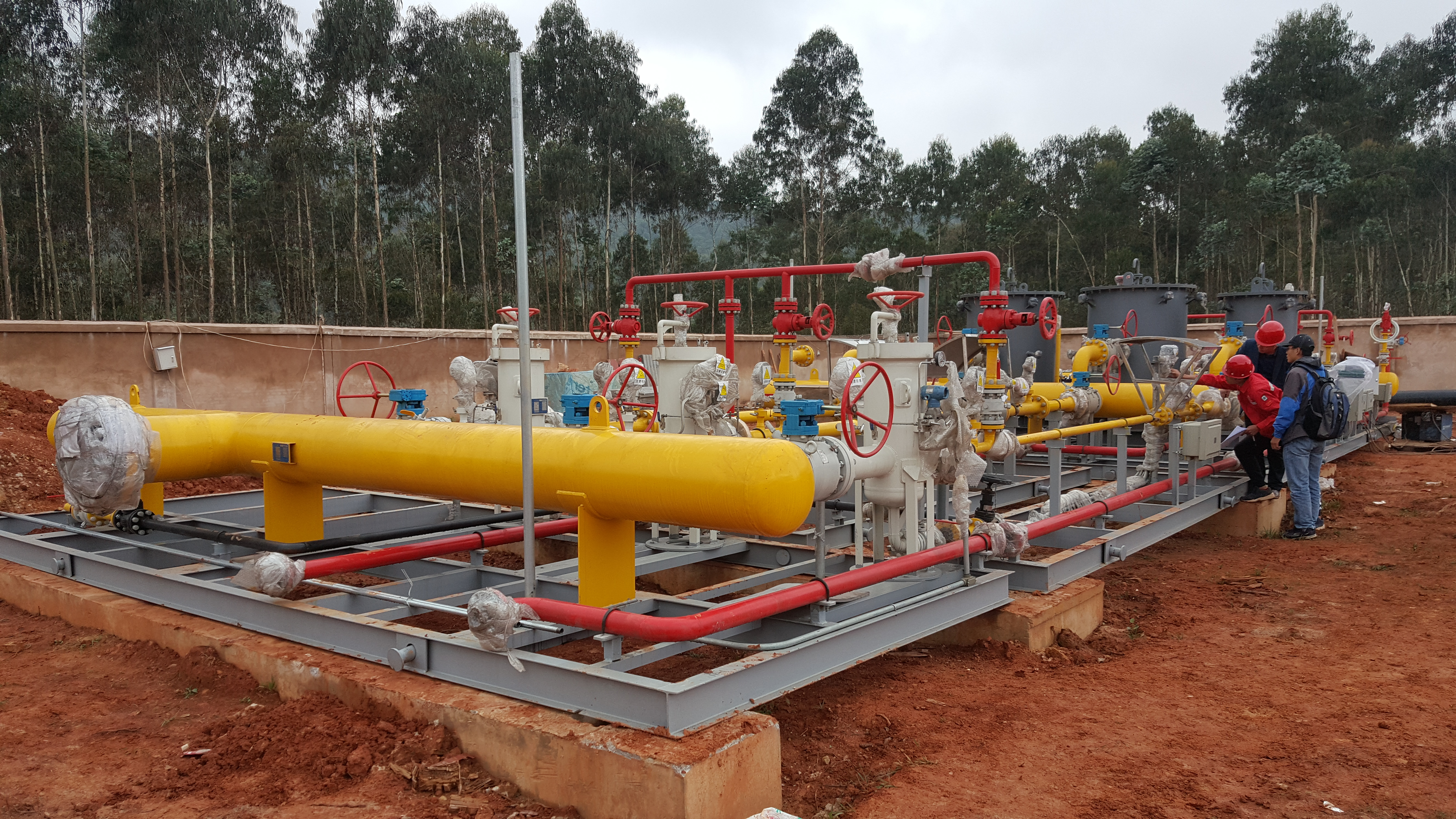 安寧藍(lán)焰燃?xì)庥邢薰咎烊粴庵脫Q草鋪門站建設(shè)項(xiàng)目 進(jìn)展情況