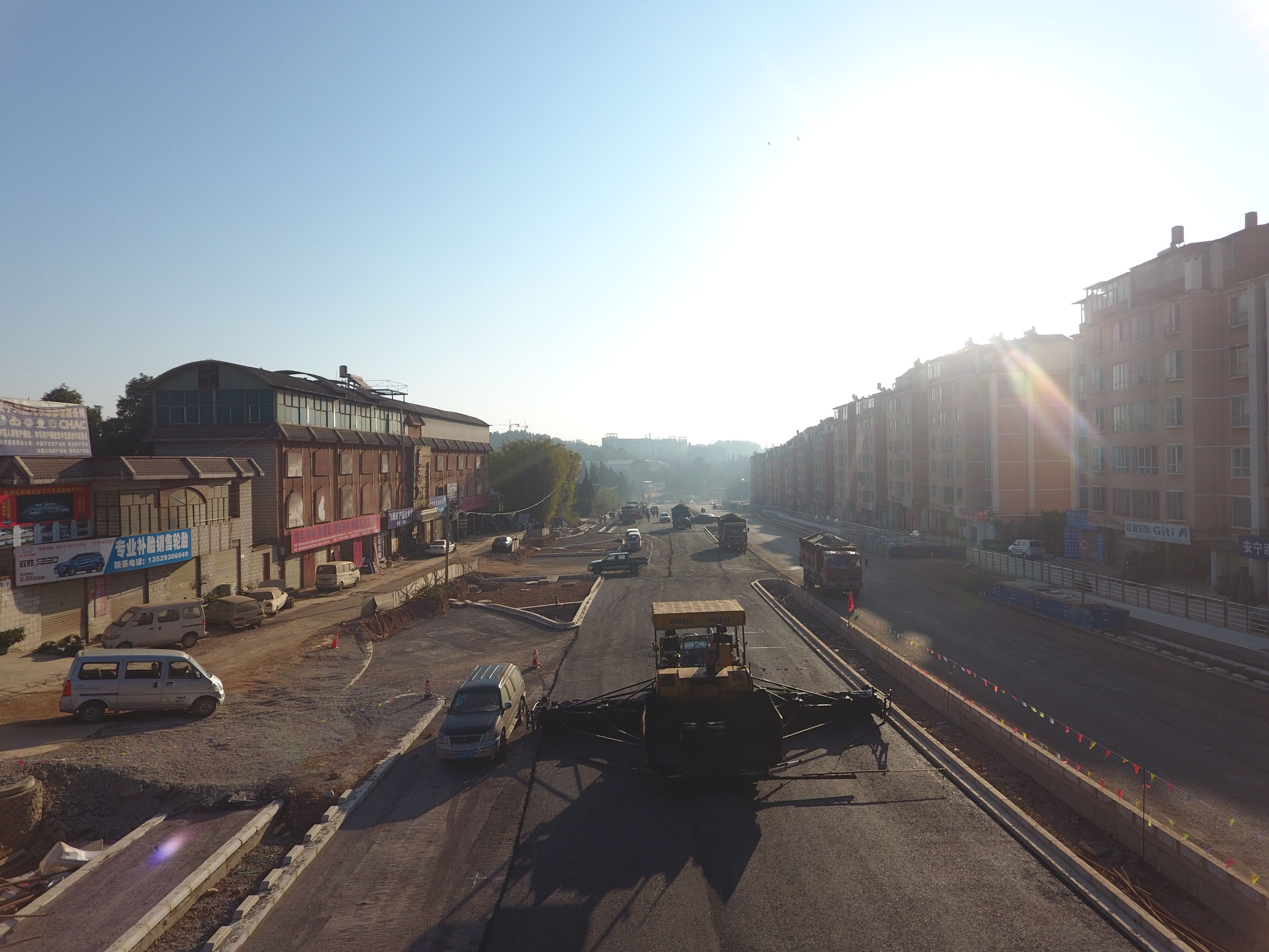 320國道安寧城區(qū)段金方路口至湖東路口段改造工程項(xiàng)目進(jìn)度概況