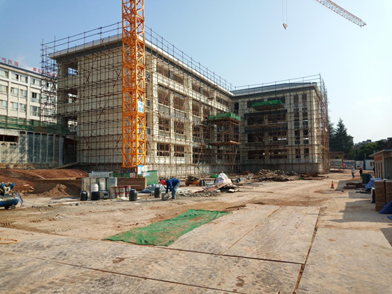 安寧市連然小學(xué)改擴建項目（一期） 工程四月份進展簡報