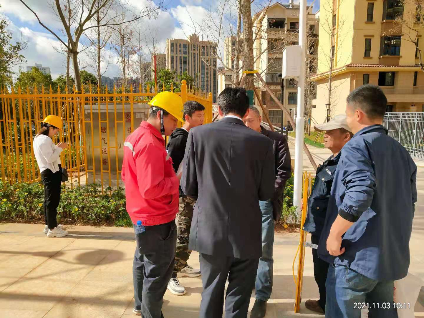 陽光城集團云貴區(qū)域云南公司昆明陽光城名苑小區(qū)T003#地塊居民用燃氣及設施安裝工程順利通過竣工驗收