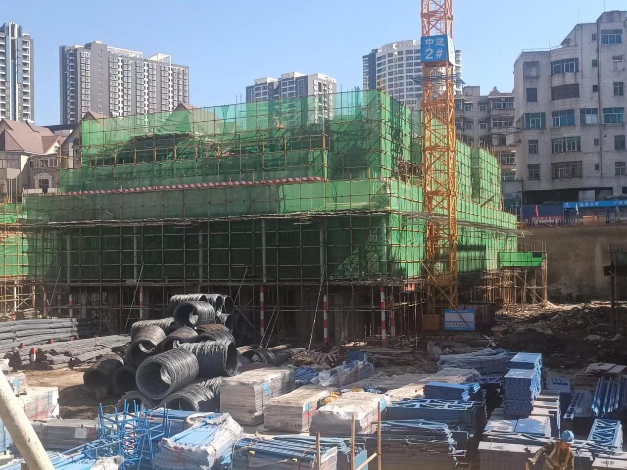 安寧市官廂街更新改造工程項(xiàng)目（南地塊）11月工程進(jìn)度