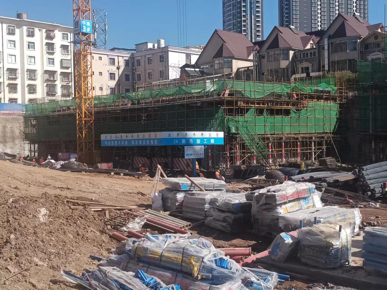 安寧市官廂街更新改造工程項(xiàng)目（南地塊）11月工程進(jìn)度