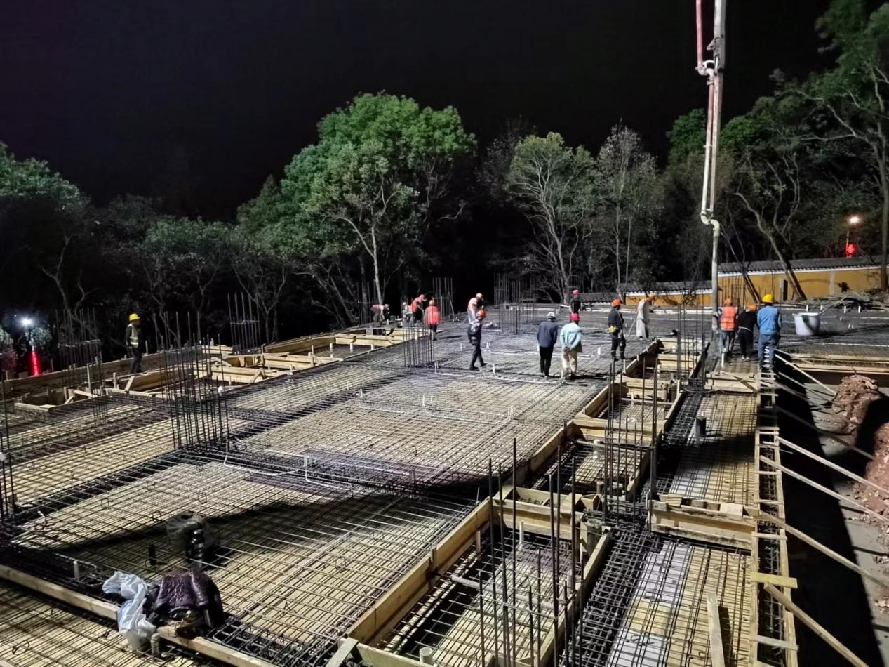 云南佛學(xué)院師生宿舍樓、食堂樓建設(shè)項(xiàng)目4月進(jìn)度